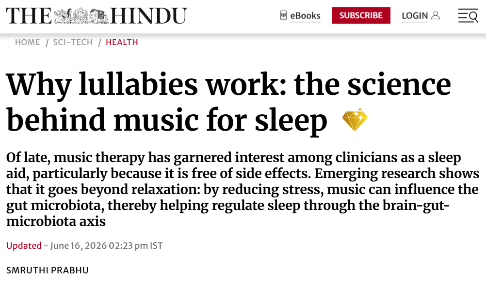 Snapshot of news article